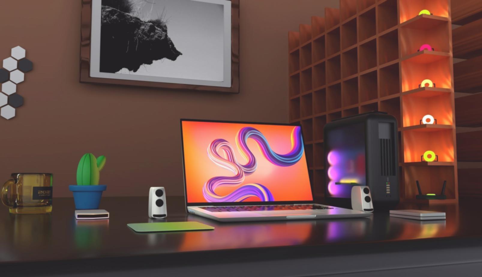 Esempio di illuminazione professionale in ambiente 3D